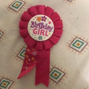 Birthday tag for girls